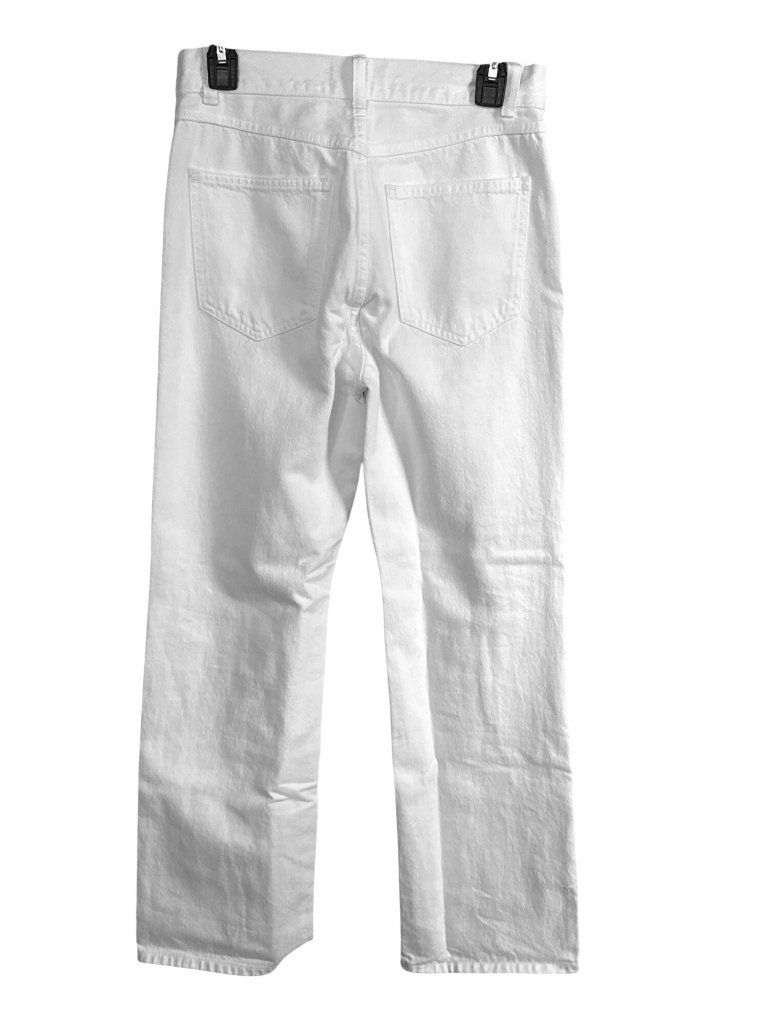 Madewell The Cleo Straight Jean~Size 26~White High Rise Patch Pocket Nwt L5 25 — image 4 of 8
